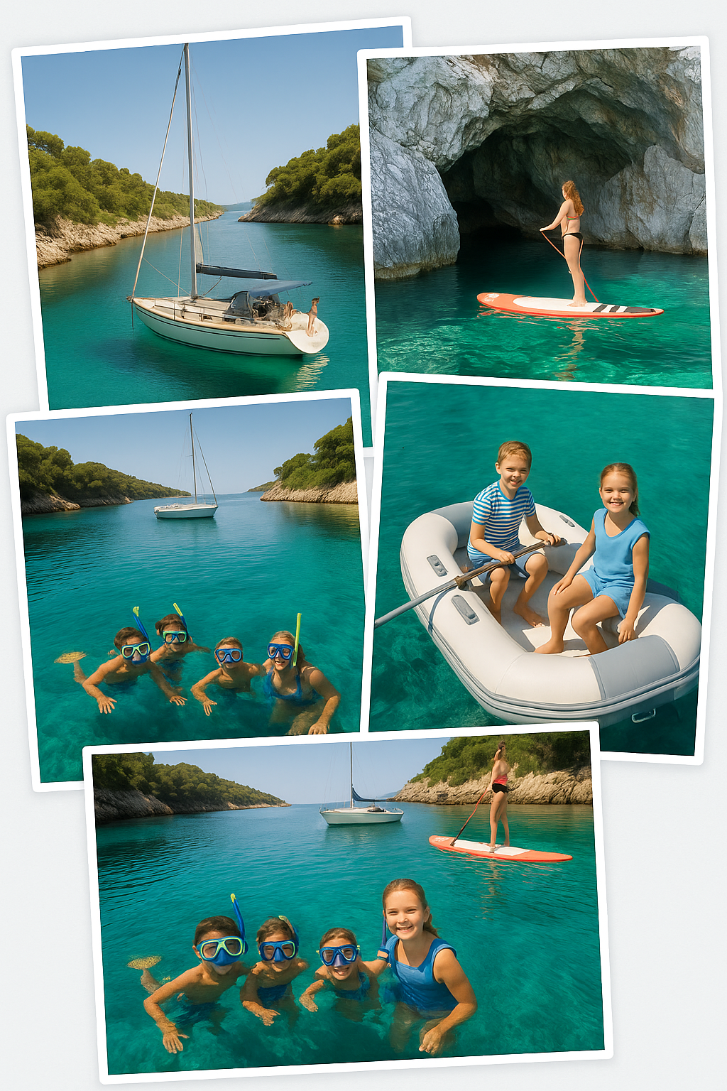 Segelmomente Collage